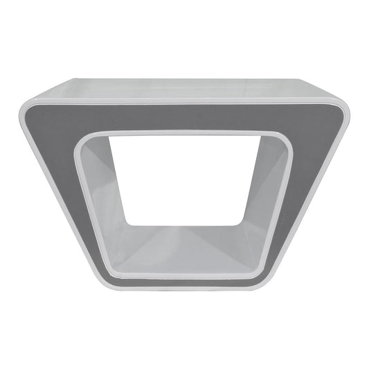 Huimei Glossy BG-9953-S Coffee Table, White Color