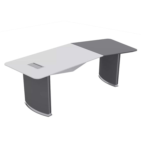 Huimei Executive Office Table BG-9965, Glossy White