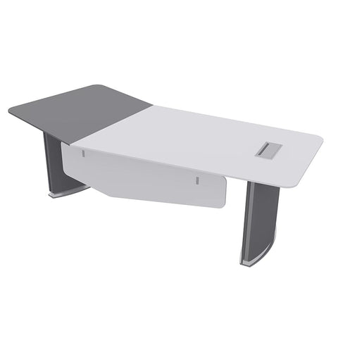Huimei Executive Office Table BG-9965, Glossy White