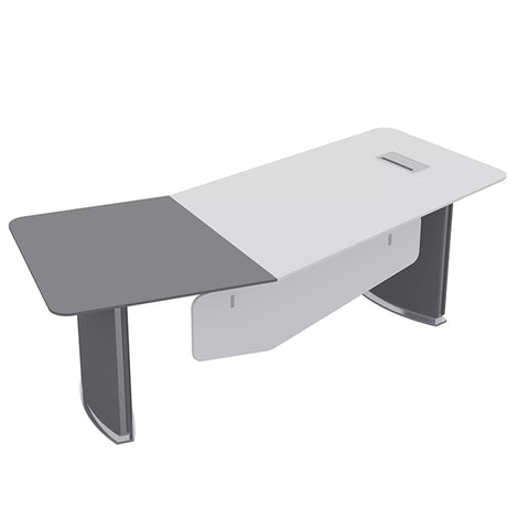 Huimei Executive Office Table BG-9965, Glossy White