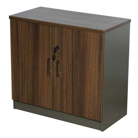 Two Door Office Cupboard BT-080 / BT-120 / BT-160 Brown Color