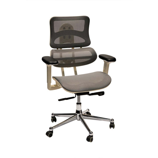 Huimei Low Back Medicated Chair, Grey, CMB-137-BW-21
