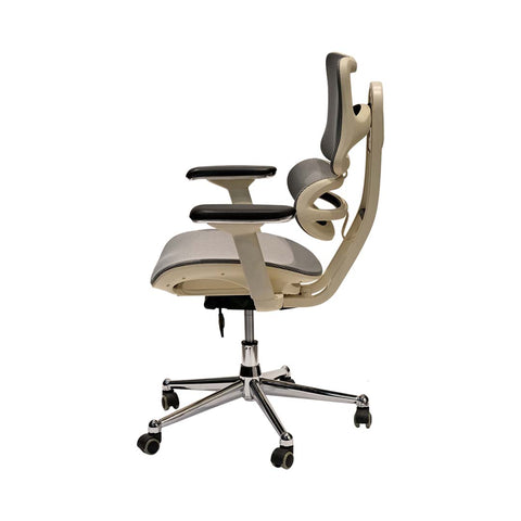 Huimei Low Back Medicated Chair, Grey, CMB-137-BW-21