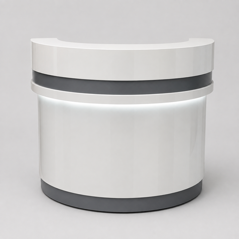 مكتب استقبال منحني حديث من سلسلة Huimei DW-R – طراز DW-R12 / DW-R14