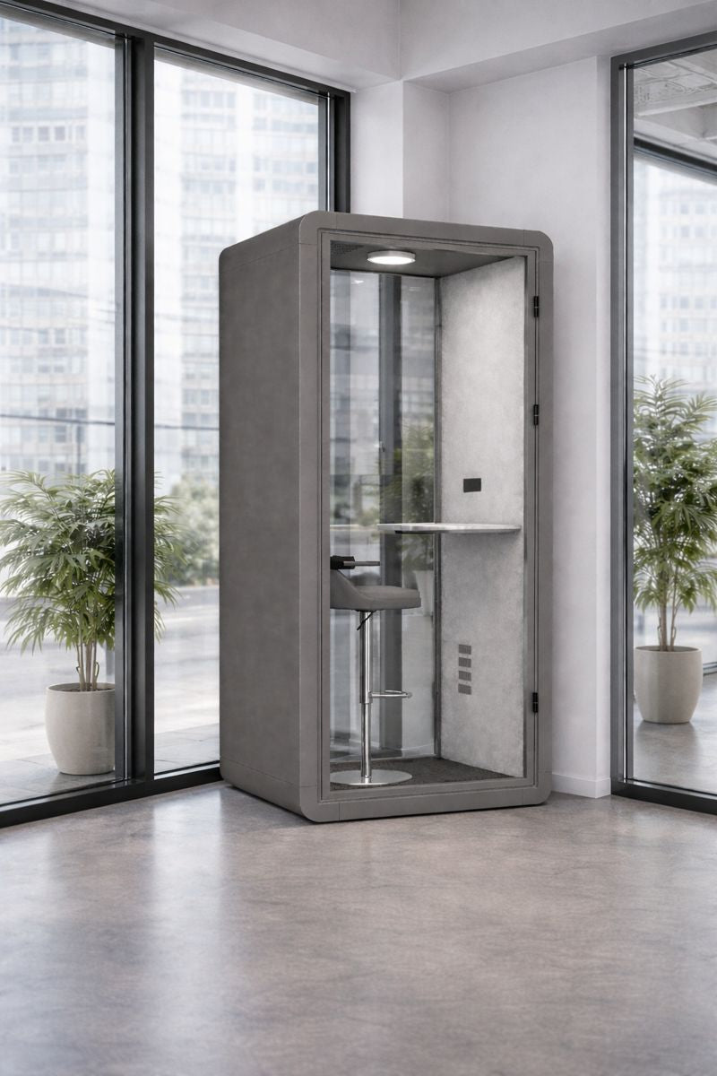 M-Silent Cab Acoustic Office Phone Booth – 100 × 100 × 230 cm