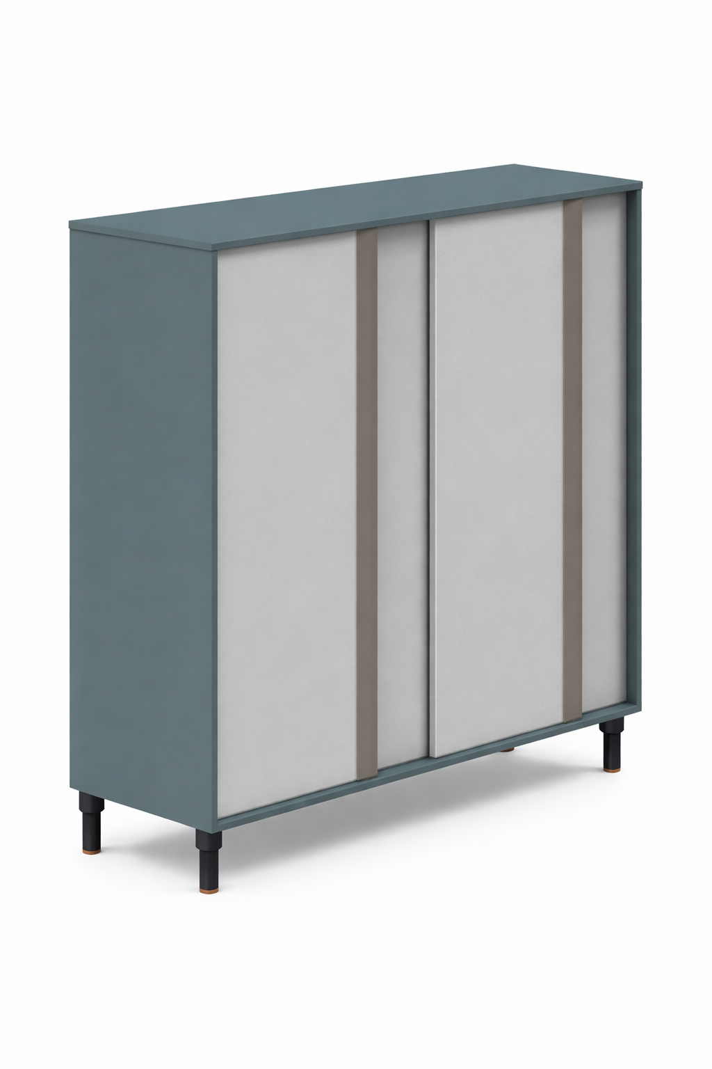 BG02 Office Storage Cabinet with Sliding Doors – 120 × 85 cm