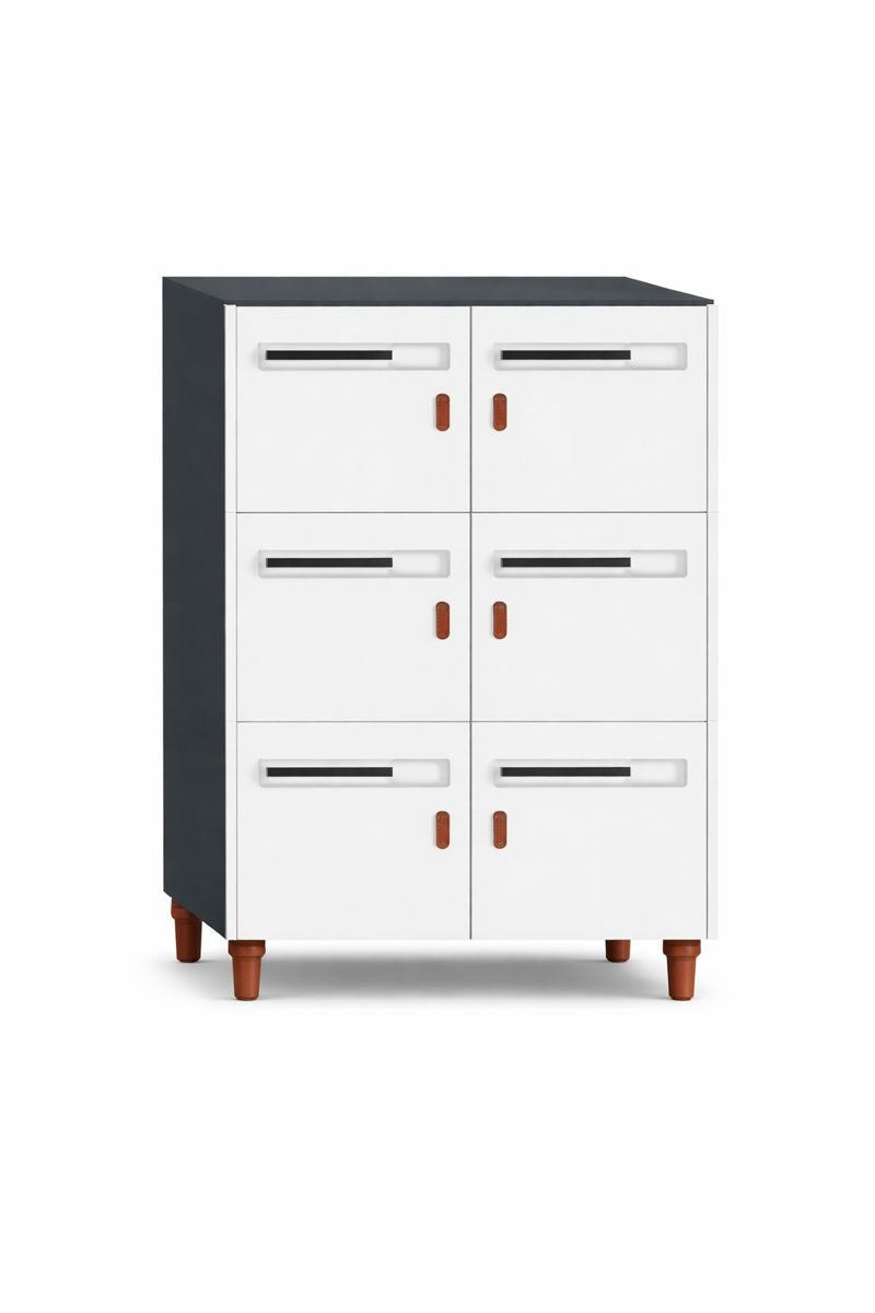 BG05 Office Storage Cabinet with Lockable Doors – 80 × 121 cm