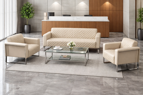 Huimei PU Leather Modern Sofa Collection – Grey, Black & Beige