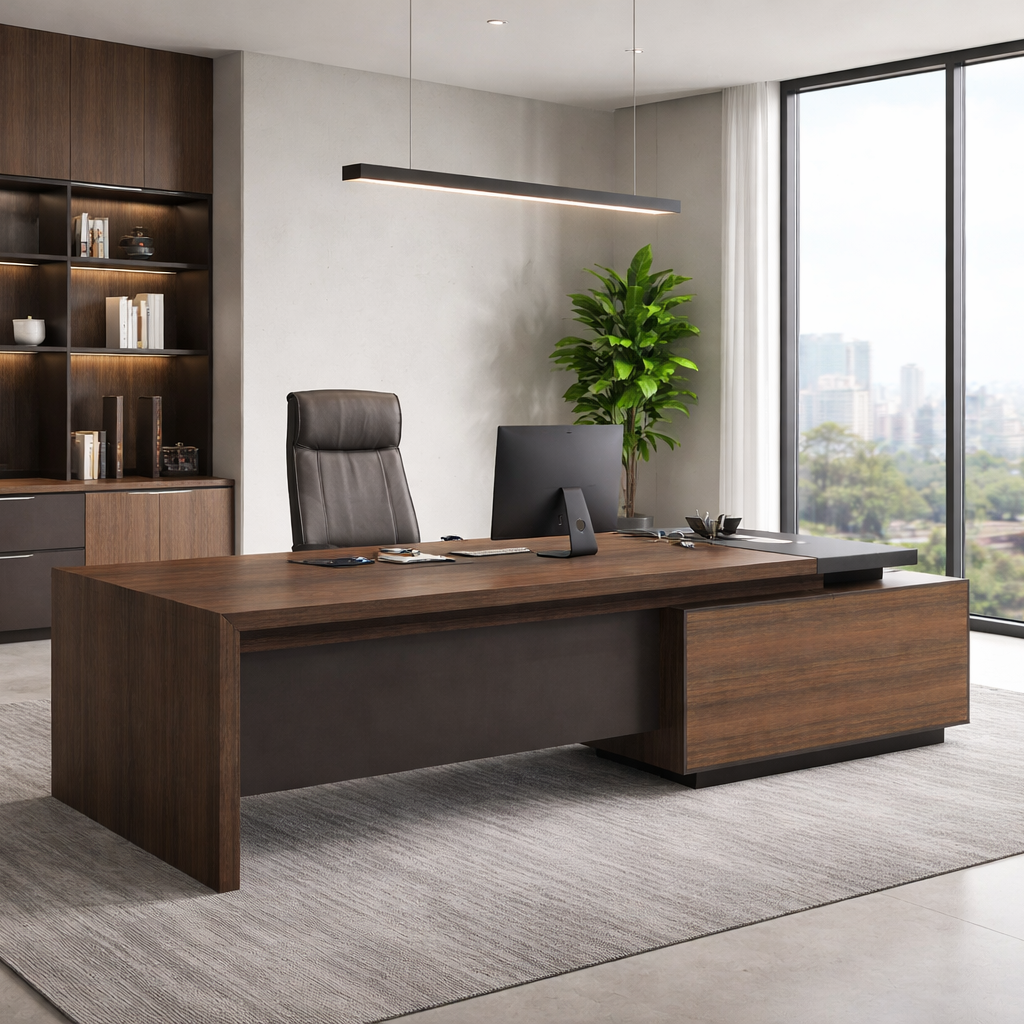 Huimei Executive Office Table BT-240 – 240×230×75 cm