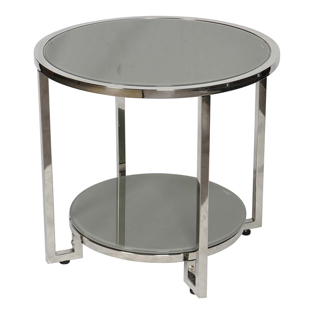 Huimei Coffee Table D-10, Grey / White Color
