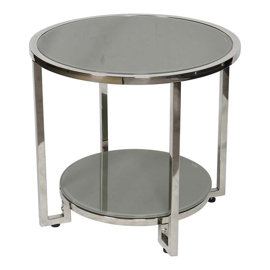 Huimei Coffee Table D-10, Grey / White Color