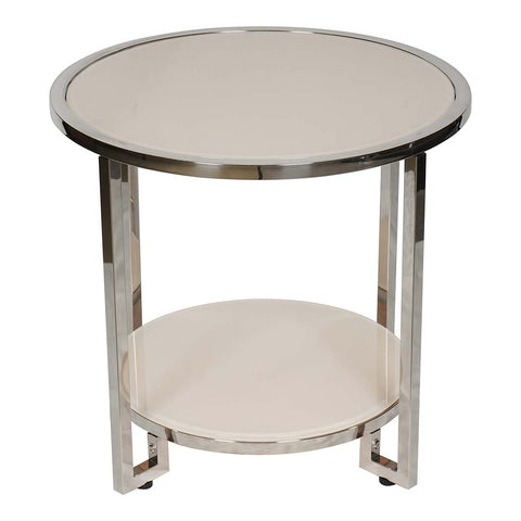 Huimei Coffee Table D-10, Grey / White Color