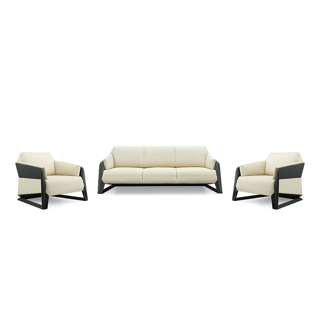 Huimei GS-008 Luxurious Sofa Set 3+1+1, Off White Color