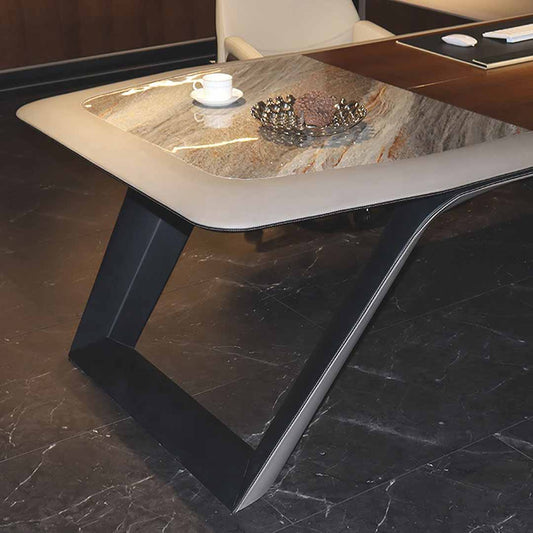 Huimei Executive Office Table Brown Color, H09