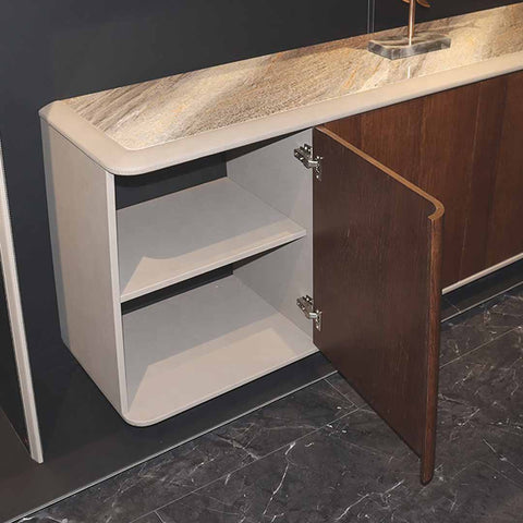 Huimei Office Cabinet, Brown Color, H09B