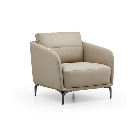 SF-241 Grain Leather Office Sofa Set – Modern Reception Sofa 3+1+1