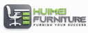 Huimei Furniture logo with office chair and desk icons on a white background