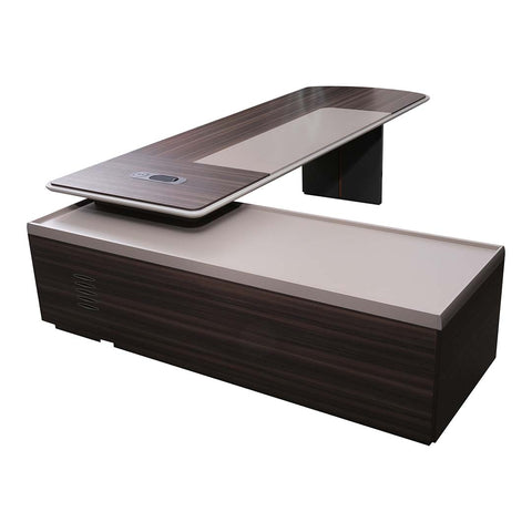 Huimei Executive Office Table LX-280 / LX-320, Brown Color