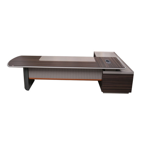 Huimei Executive Office Table LX-280 / LX-320, Brown Color