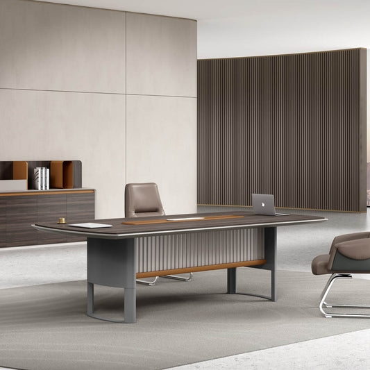 Huimei Office Meeting Table, Brown, LX-2411