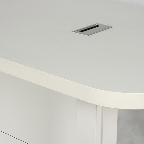 Meeting Table 180cm 220cm 320cm 550cm, White Color