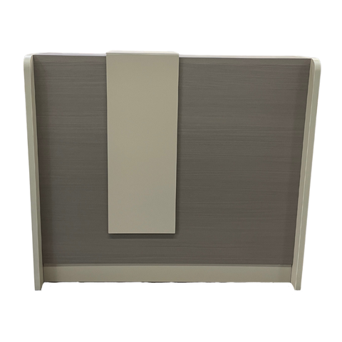 Modern Reception Desk with Front Modesty Panel | Office Reception Counter