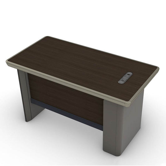Huimei Executive Office Table, Brown Color, SB-120 / SB-140