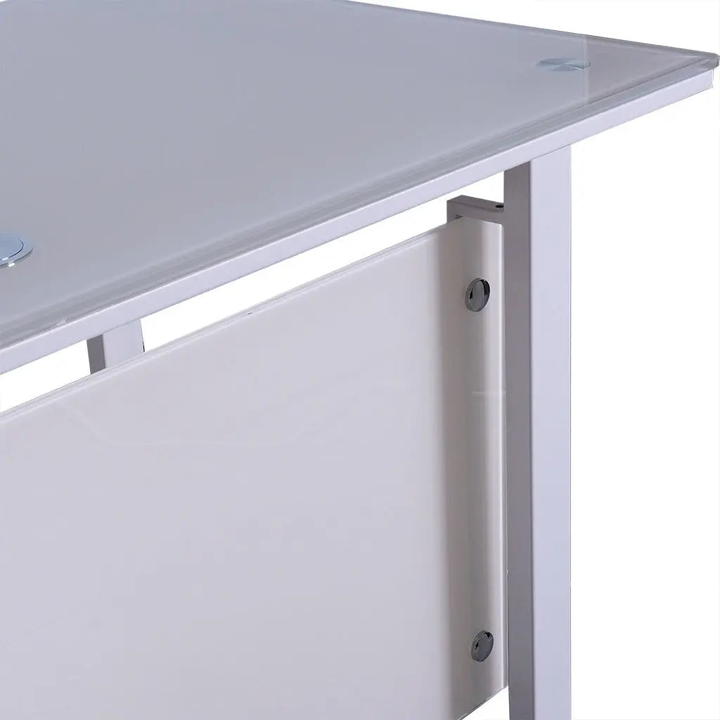 Huimei White Glass Office Table Huimei Furniture
