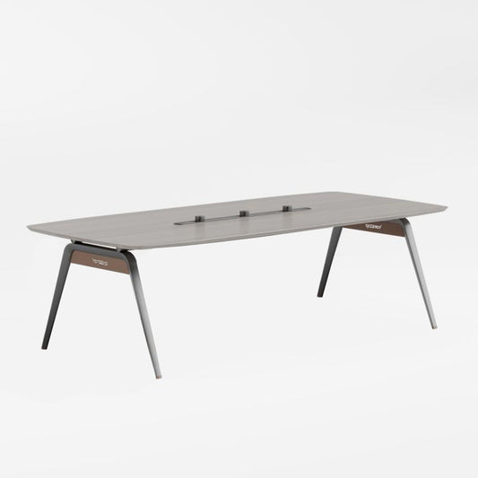 Huimei Office Meeting Table, White Oak Color
