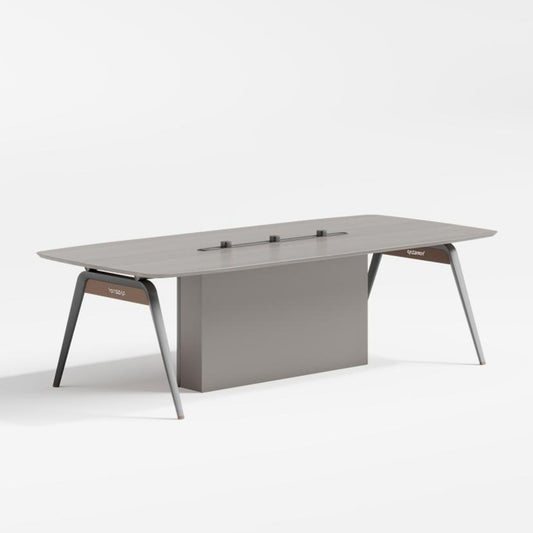 Huimei Office Meeting Table, White Oak Color