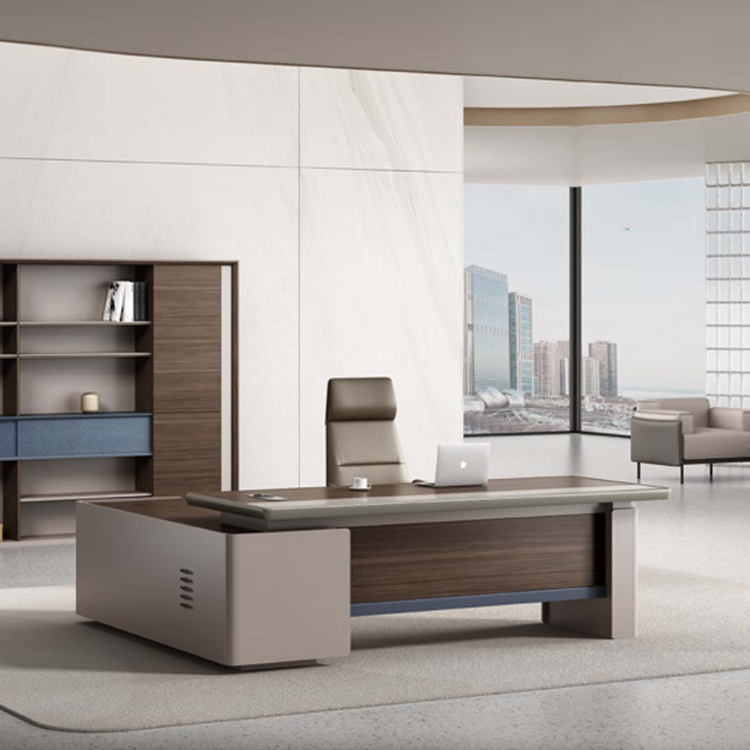 Huimei Executive Office Table, Brown Color, SB-180